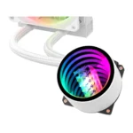 Redragon CCW-3011W ARGB Dual Fan Liquid Cooler White - Image 4