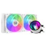 Redragon CCW-3011W ARGB Dual Fan Liquid Cooler White - Image 3