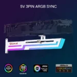 Redragon GCPO3W GPU Support Bracket White - Image 5