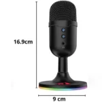 Redragon GM303 PULSAR RGB Noise Control Streaming Microphone - Image 5
