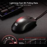 Redragon M996 K1NG 8K Hz Ultra-Light 42g Wired Gaming Mouse - Image 5