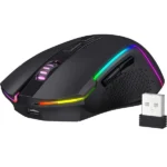 Redragon M693 TRIDENT PRO Wired and Wireless (Bluetooth) Gaming Mouse (Black) - Image 2