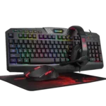 Redragon S101-BA-2 Wired Gaming Keyboard, Mouse, Headset, Mousepad Combo Set (4 in 1)