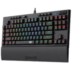Redragon K588 Broadsword RGB Mechanical Gaming Keyboard with Wrist Rest (Black) - Image 2