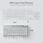 REDRAGON K632W Horus RGB Keyboard With Low profile Red Switches - Image 3