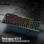 Redragon K513 ADITYA RGB Membrane Gaming Keyboard (Black) - Image 5