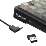 Redragon K743 ANTONIUM PRO 3-Modes Side Printed PBT Keycaps Gaming Keyboard - Image 3