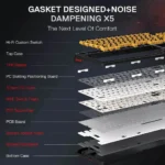 Redragon K719 PRO Wireless Gasket Hype Screen Anime Keyboard - Image 5