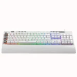 Redragon K512W SHIVA RGB Backlit Membrane Gaming Keyboard (White) - Image 3