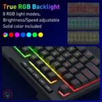 Redragon K525 SHIVA PRO Wireless Anti-Ghosting Membrane Gaming Keyboard - Image 2