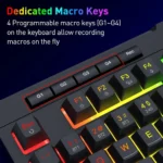 Redragon K525 SHIVA PRO Wireless Anti-Ghosting Membrane Gaming Keyboard - Image 4