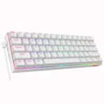 Redragon K530W PRO RGB DRACONIC Wireless Mechanical Gaming Keyboard with Red Switches (White) - Image 2
