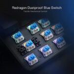Redragon K608 VALHEIM Rainbow Mechanical Gaming Keyboard, 104 Keys NKRO Tactile Blue Switches - Image 6