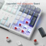 Redragon K668 TRUNDLE Gaming Keyboard With Hot Swappable Red Switches (WGB) - Image 4