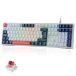 Redragon K668 TRUNDLE Gaming Keyboard With Hot Swappable Red Switches (WGB) - Image 3