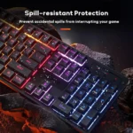 Redragon K521 NETHERBANE Full Size RGB Wired Membrane Gaming Keyboard - Image 2