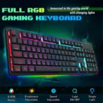 Redragon S107-BA RGB Gaming Keyboard and Mouse Combo - 104 Keys + 10K DPI Wired Combo Set (2-in-1) - Image 3