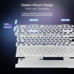 Redragon UCAL K673 PRO 81-Keys Wireless Gasket Mechanical Gaming Keyboard (WB) - Image 3