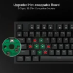Redragon Argo K670 RGB Wired Mechanical Keyboard With Quite Red Switches - Image 2