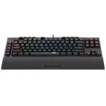 Redragon K588 Broadsword RGB Mechanical Gaming Keyboard with Wrist Rest (Black) - Image 3