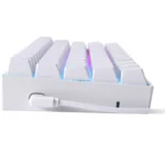 Redragon K630W Dragonborn RGB Mechanical Gaming Keyboard (White) - Image 2