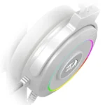 Redragon H320W LAMIA 2 RGB 7.1 Gaming Headset with Noise-Cancellation (White) - Image 4