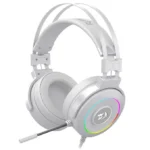 Redragon H320W LAMIA 2 RGB 7.1 Gaming Headset with Noise-Cancellation (White) - Image 2