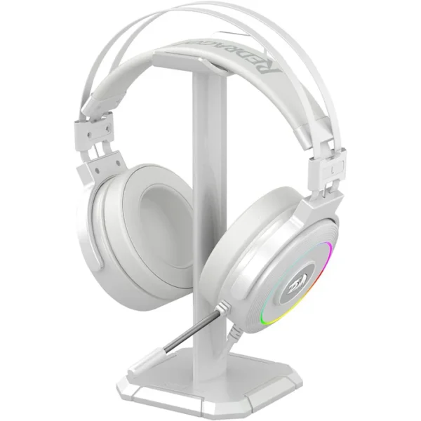 Redragon H320W LAMIA 2 RGB 7.1 Gaming Headset with Noise-Cancellation (White)