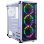 Redragon GC-606 Wheel Jack RGB Gaming PC Case (White)