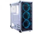 Redragon GC-606 Wheel Jack RGB Gaming PC Case (White) - Image 2