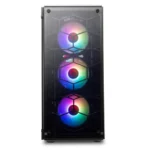Redragon GC-606 Wheel Jack RGB Gaming PC Case (Black) - Image 2