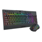 Redragon S151 PRO RGB Full Size Membrane Keyboard & Mouse Wireless Combo - Image 6