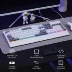 Redragon S151 White RGB K525 Membrane Keyboard & M616 Mouse Bundle - Image 5