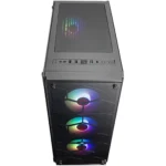 Redragon GC-606 Wheel Jack RGB Gaming PC Case (Black) - Image 3