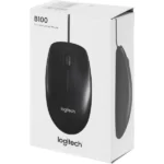Logitech B100 USB Optical Mouse - Image 3