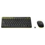 Logitech MK240 Nano Wireless Keyboard & Mouse Combo Black Chartreuse Yellow - Image 6