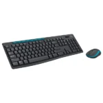 Logitech MK275 Wireless Keyboard & Mouse Combo - Black / Blue - Image 3