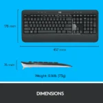 Logitech MK540 Wireless Keyboard & Mouse Combo - Image 6