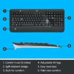 Logitech MK540 Wireless Keyboard & Mouse Combo - Image 5