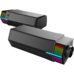 Redragon GS511 YORICK Wireless RGB Speakers and Soundbar (Black) - Image 4