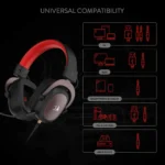 Redragon H510-1 ZEUS 2 Wired Gaming Headset - 7.1 Surround Sound (Black) - Image 6